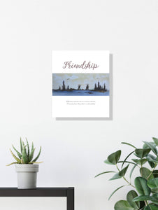 Friendship - Art Plaque