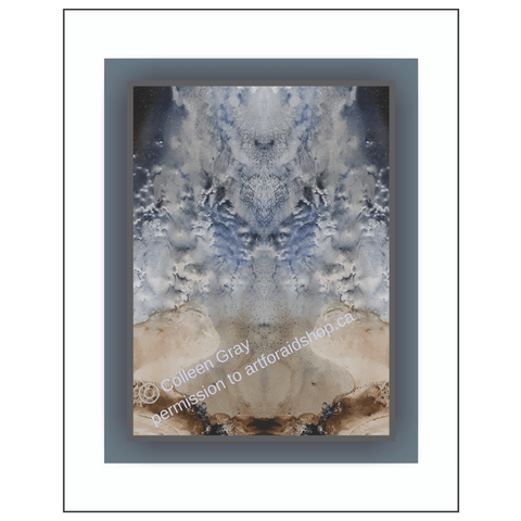 Polar Bear King - 16x20 archival print - digital slice